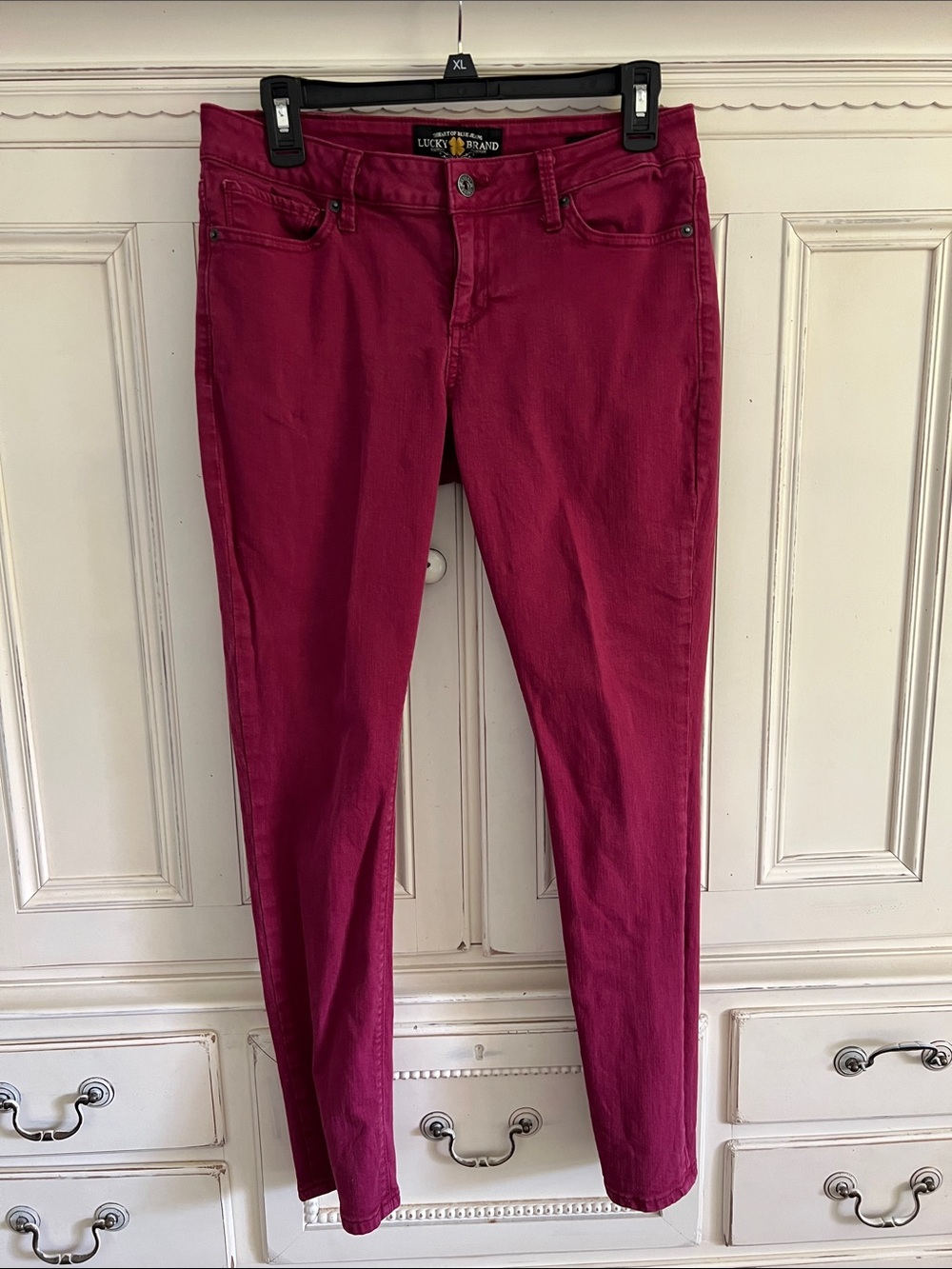 Lucky Brand Women's Raspberry Skinny Jeans